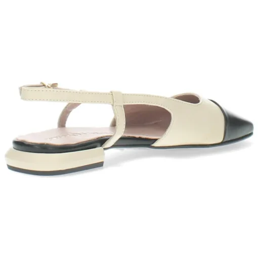 Beige slingbacks