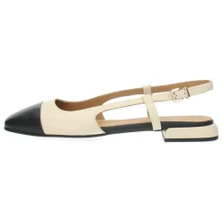 Beige slingbacks