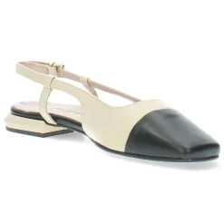Beige slingbacks