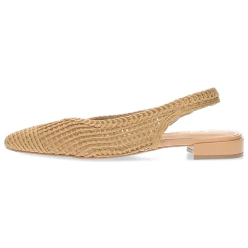 Beige slingbacks