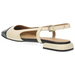 Beige slingbacks