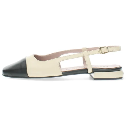Beige slingbacks