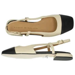 Beige slingbacks