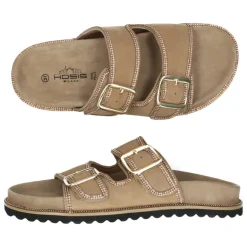Beige slippers
