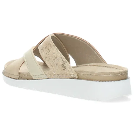 Beige slippers