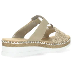 Beige slippers