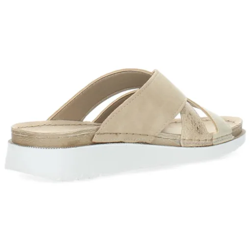 Beige slippers