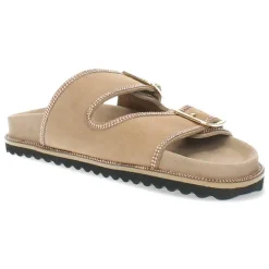 Beige slippers