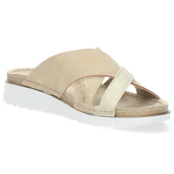 Beige slippers