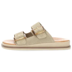 Beige slippers