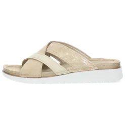 Beige slippers
