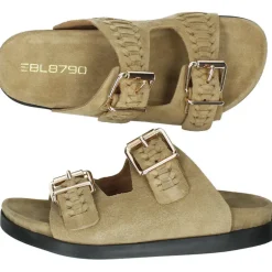 Beige slippers