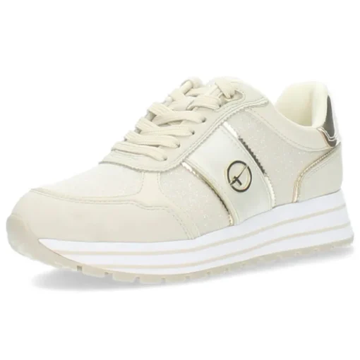 Beige sneakers