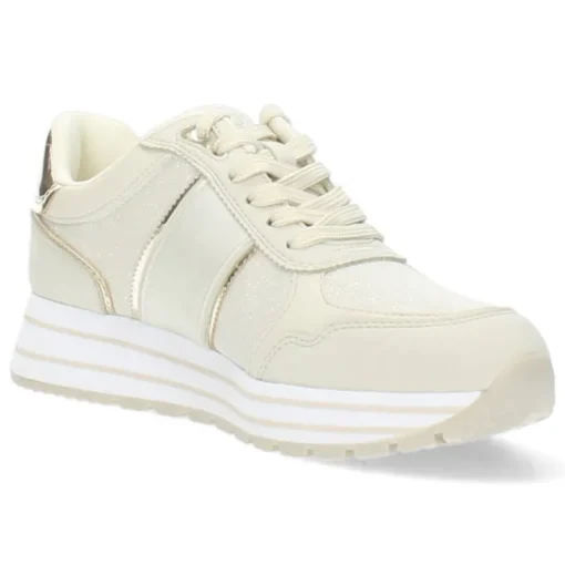 Beige sneakers