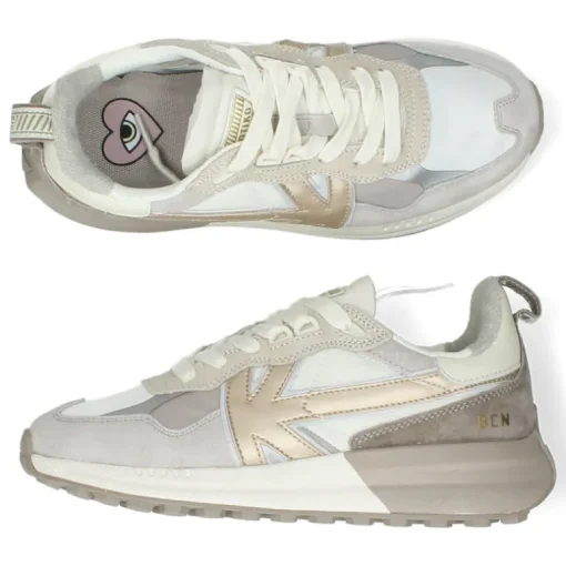 Beige sneakers