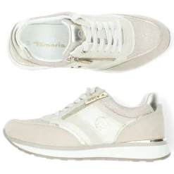 Beige sneakers