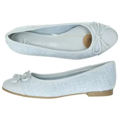 Blauwe ballerina's