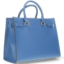 Blauwe handtas