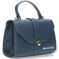 blauwe handtas