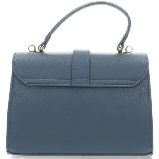 blauwe handtas