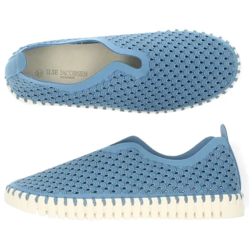 Blauwe instappers