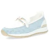 Blauwe loafers