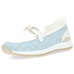 Blauwe loafers