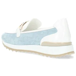 Blauwe loafers