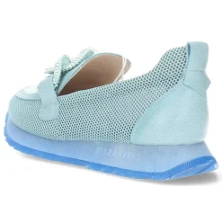Blauwe loafers