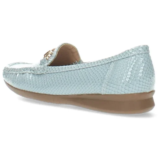 Blauwe loafers