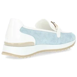 Blauwe loafers
