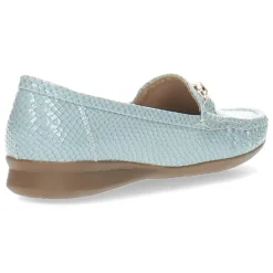 Blauwe loafers