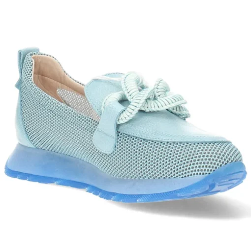 Blauwe loafers