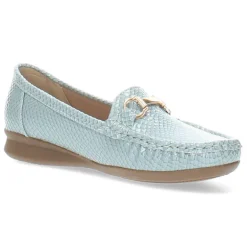 Blauwe loafers