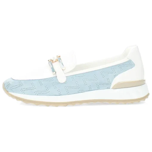 Blauwe loafers