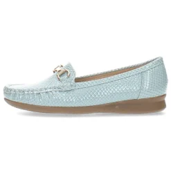 Blauwe loafers