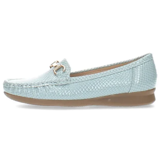 Blauwe loafers