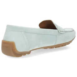 blauwe mocassins