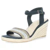 Blauwe sandalen