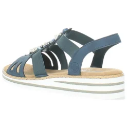 Blauwe sandalen