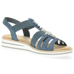 Blauwe sandalen