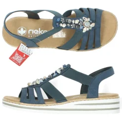 Blauwe sandalen