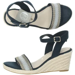 Blauwe sandalen