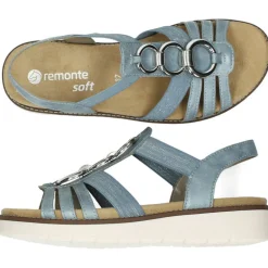 Blauwe sandalen