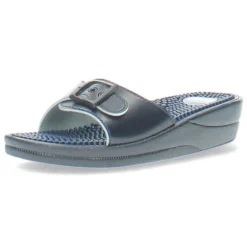 Blauwe slippers