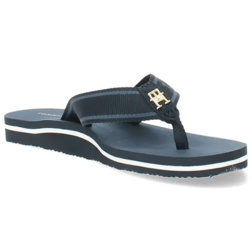 Blauwe slippers