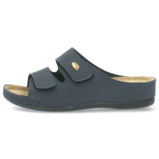 Blauwe slippers