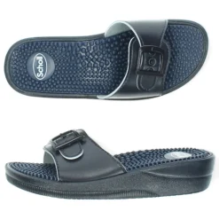 Blauwe slippers