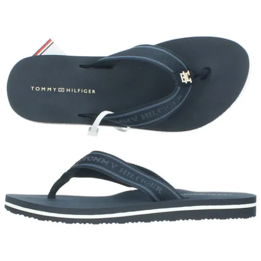 Blauwe slippers