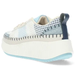 Blauwe sneakers